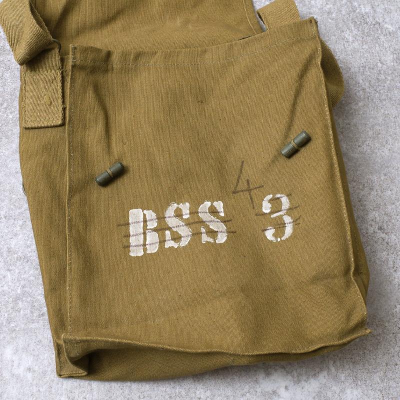 チェコ軍 キャンバス ショルダーバッグ ウッドボタン デッドストック