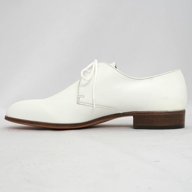 フランス軍 レザー ドレスシューズ ホワイト BALLY製 デッドストック