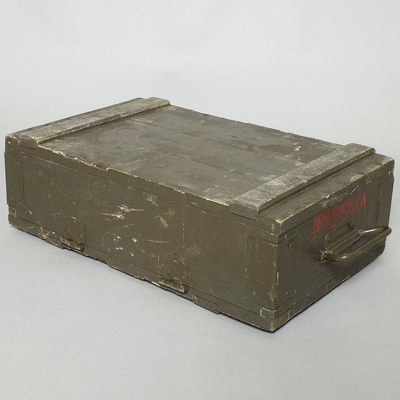 チェコ軍 F1 グレネードボックス ウッド オリーブ USED BX170UN