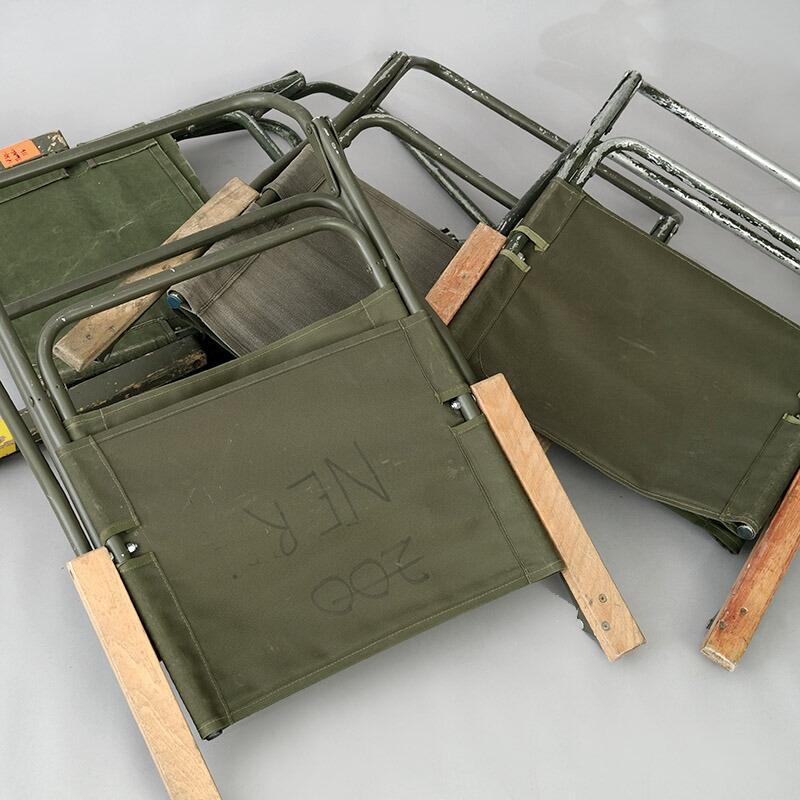 イギリス軍　ローバーチェア　折り畳み椅子　② イギリス軍 ローバーチェアー 折りたたみ椅子 USED #2 英軍 UK ROVER