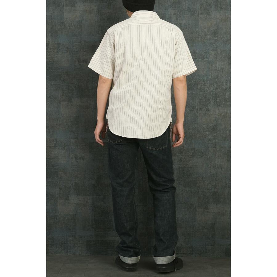 SUGAR CANE SUGARCANE シュガーケーン #SC38699 半袖 コークストライプ