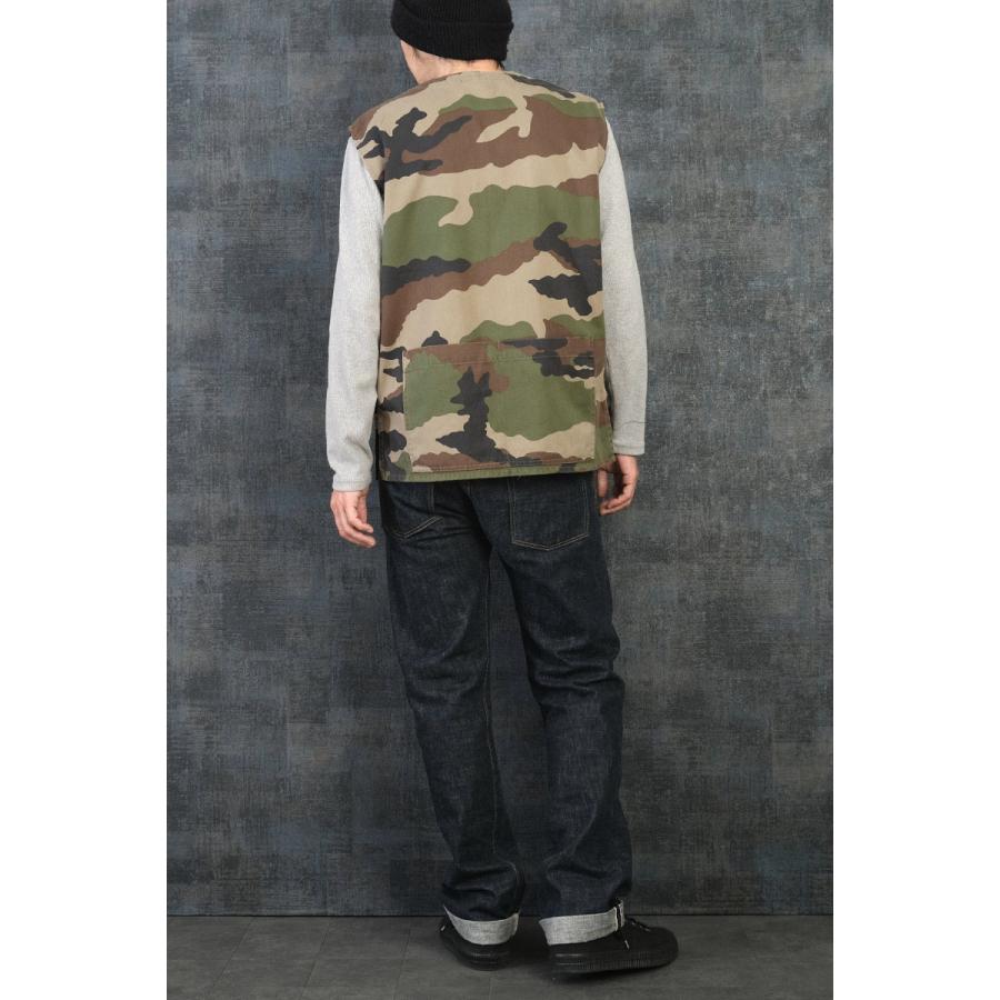 メール便可 フランス軍 GAOベスト CCEカモ HBT USED JS185UN