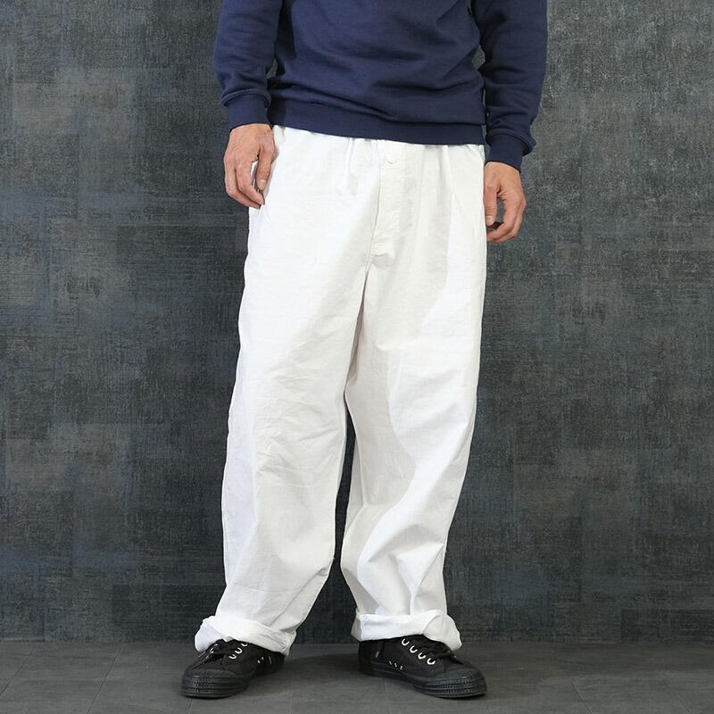 1点ならメール便可 ノルウェー軍 スノーカモパンツ スナップ