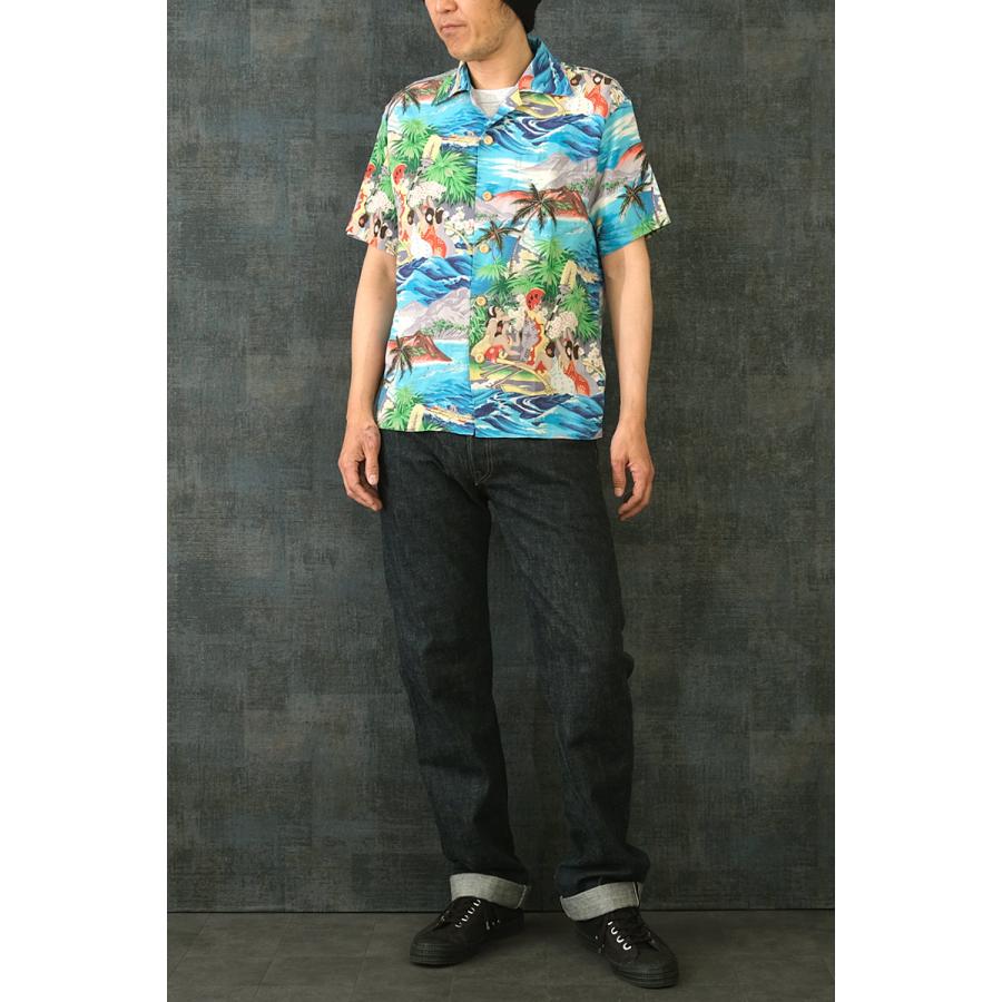 SUN SURF アロハシャツ M 黒/多色 SUN SURF サンサーフ アロハシャツ SS39278 ALOHA UNIVERSAL