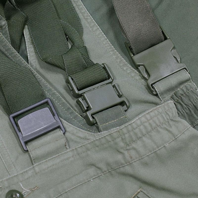 フランス軍 AF サスペンダーパンツ オリーブ USED <br>仏軍 Air