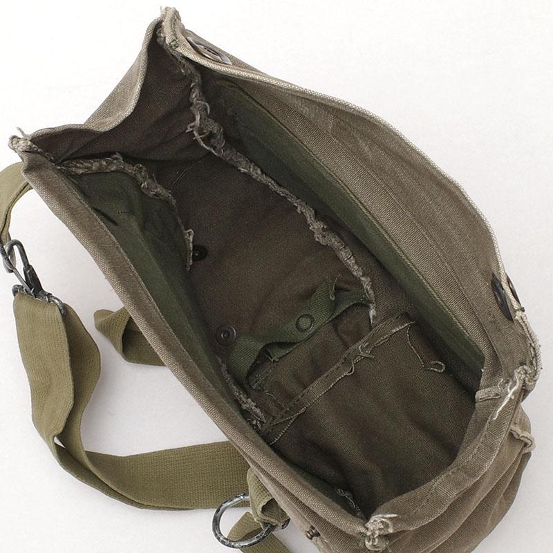 米軍 M17 ガスマスク ショルダーバッグ オリーブ USED BS214UN