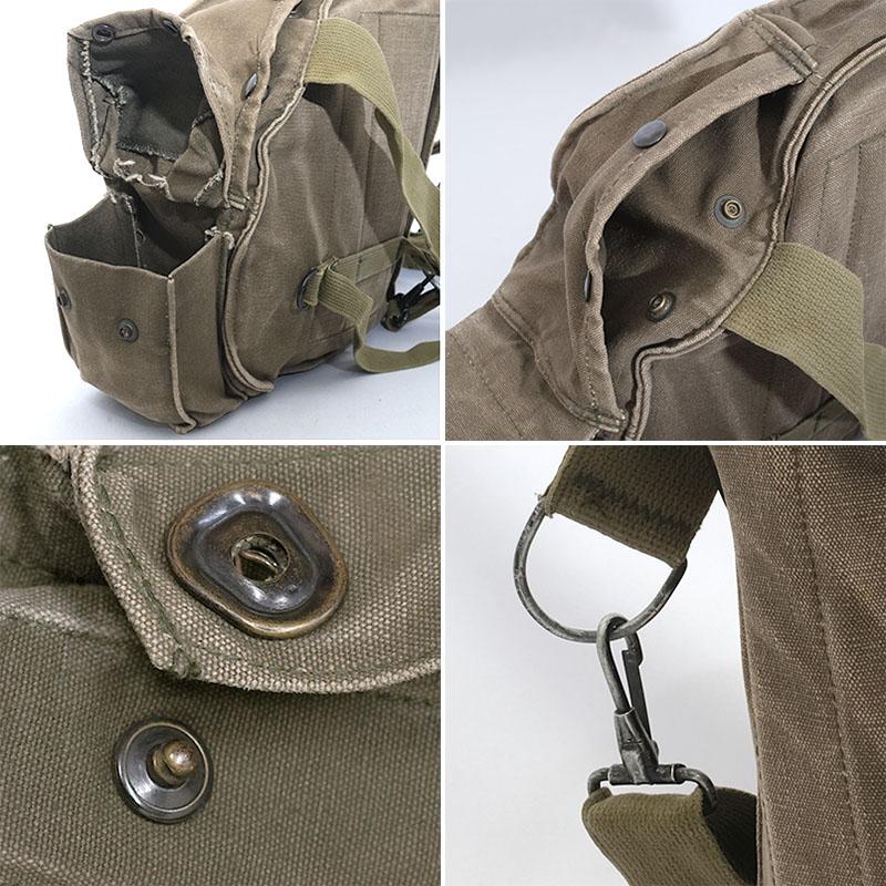 米軍 M17 ガスマスク ショルダーバッグ オリーブ USED BS214UN
