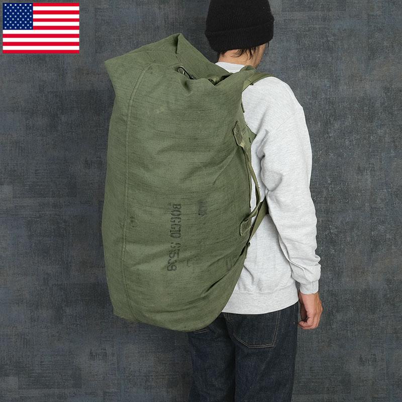 米軍 コーデュラナイロン ダッフルバッグ オリーブ 旧タイプ USED