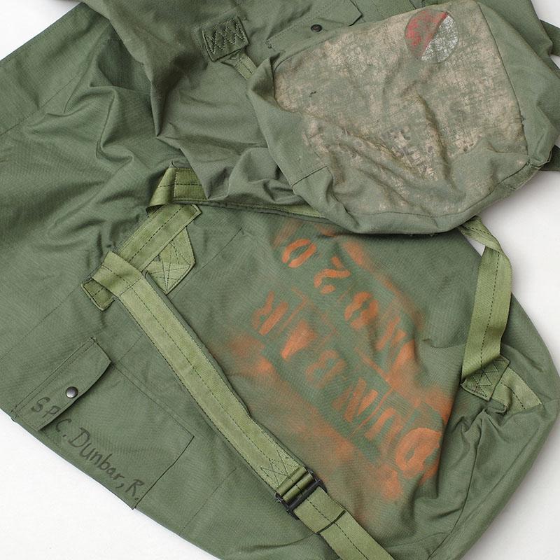 米軍 コーデュラナイロン ダッフルバッグ オリーブ 旧タイプ USED