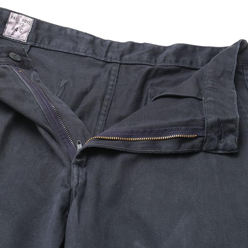フランス軍　1960s　ミリタリー　メカニックパンツ　ネイビー　希少サイズ フランス軍 1960s ミリタリー メカニックパンツ ネイビー 希少サイズ