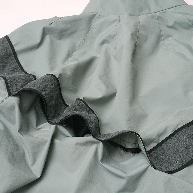 ARMY フィジカルフィットネスジャケット Mサイズ 米軍 ARMY IPFU トレーニングジャケット ナイロン グレー USED