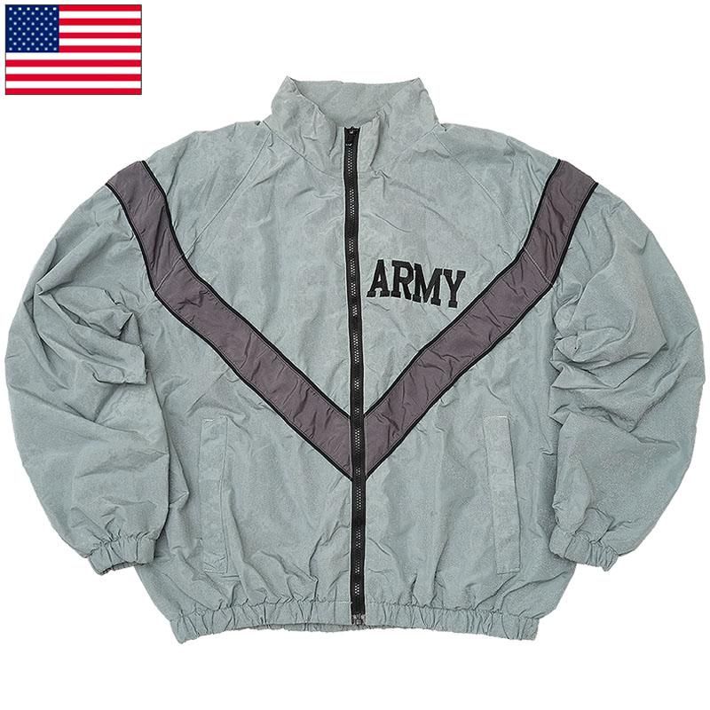 米軍 ARMY IPFU トレーニングジャケット ナイロン グレー 米軍 ARMY IPFU トレーニングジャケット ナイロン グレー