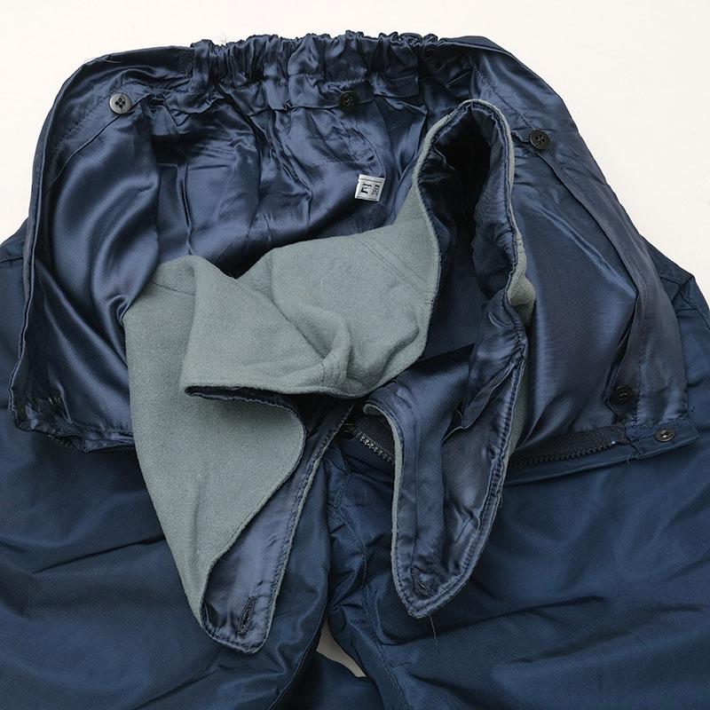 イタリア軍 AMI ナイロンパンツ ライナー付き ネイビー デッドストック