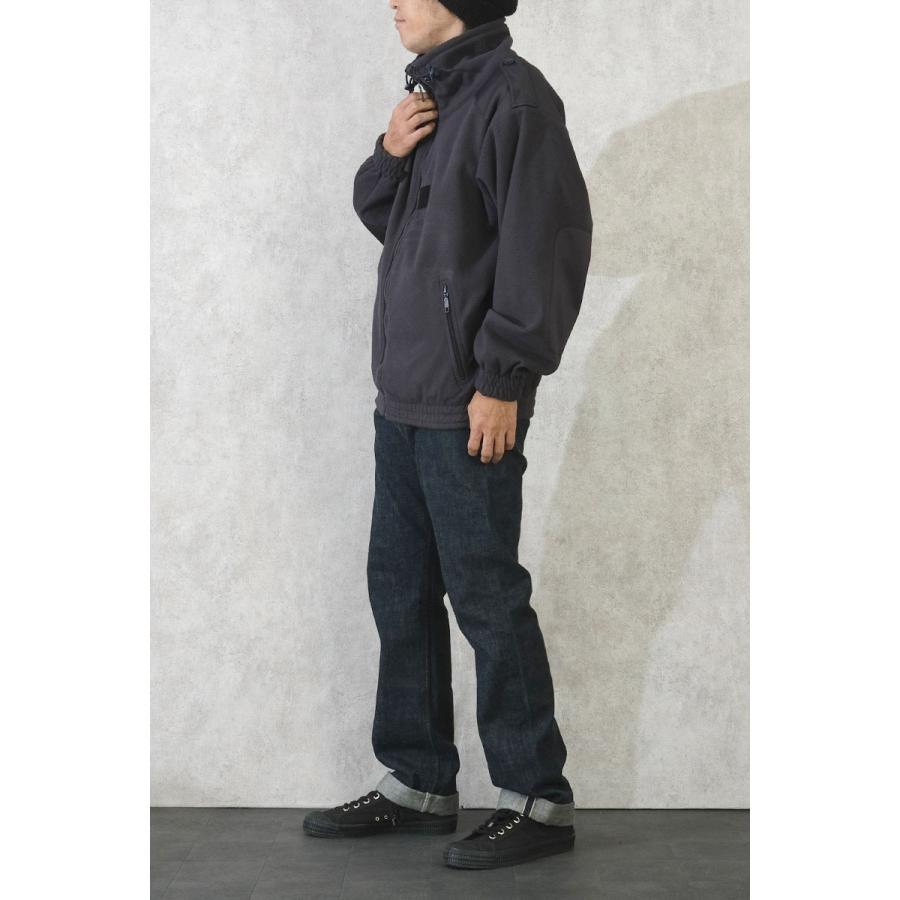 フランス ポリス フリースジャケット ダークネイビー USED JJ378UN