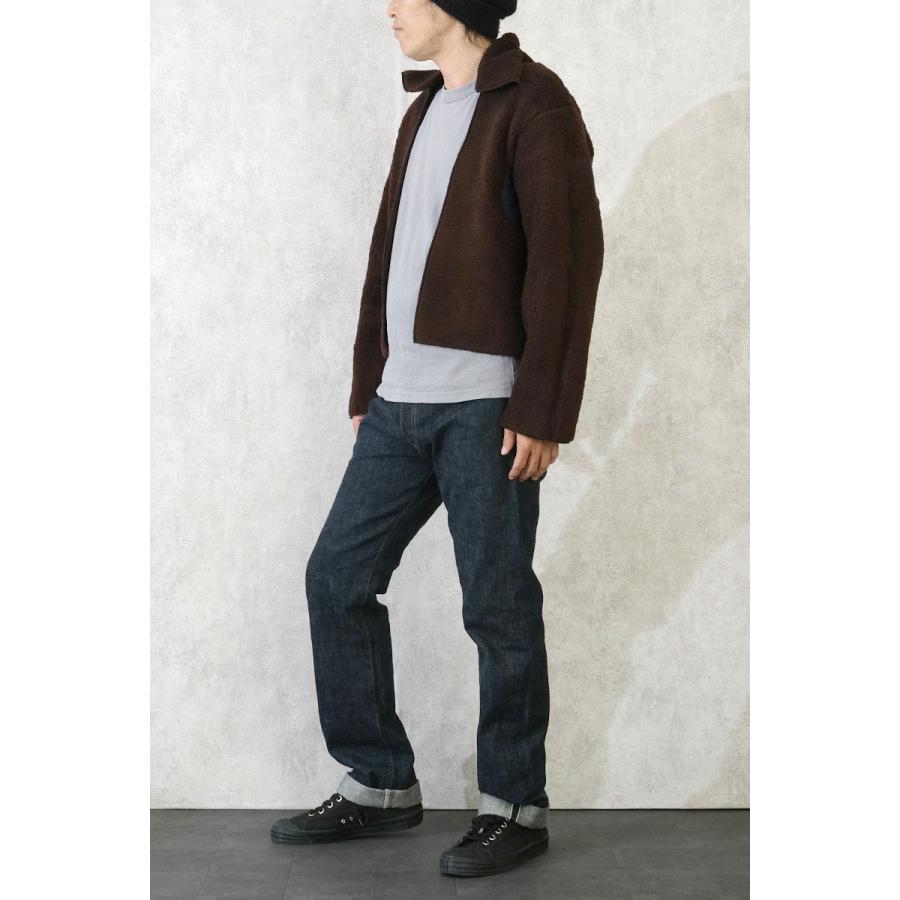 フランス軍 NAVY ボアライナージャケット ブラウン デッドストック 