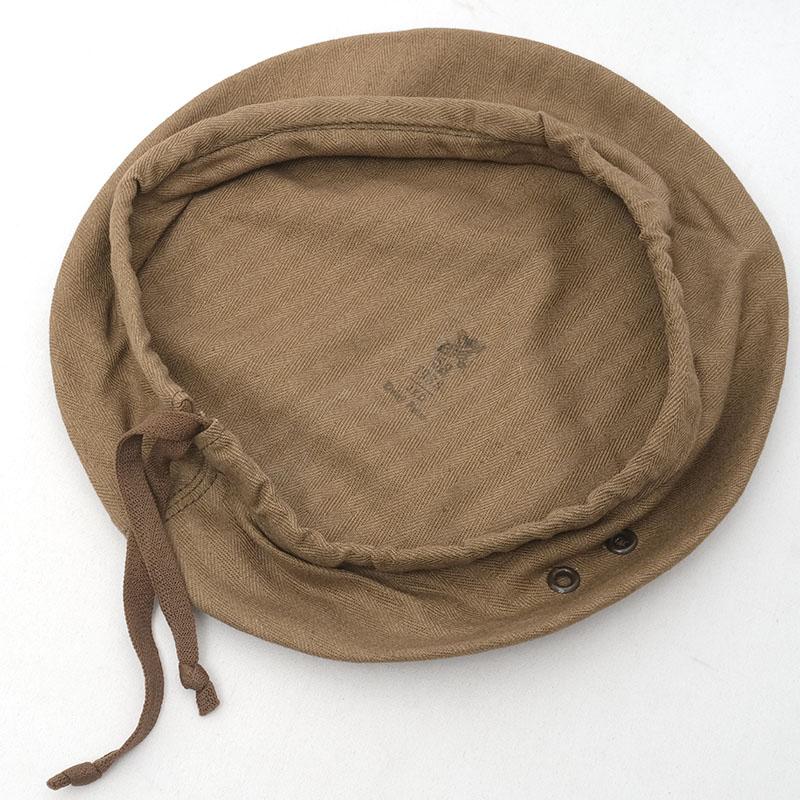 1点ならメール便可 チェコ軍 コック ベレー帽 HBT ブラウン デッド