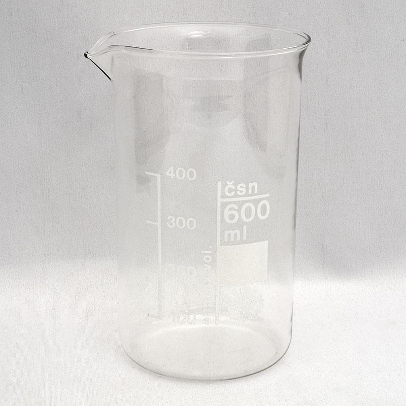 チェコ軍 ガラス ビーカー 600ml デッドストック EE867NN 容器 カップ