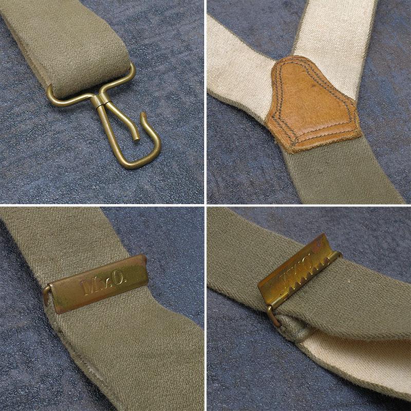 メール便可 オランダ軍 ラバーサスペンダー オリーブ USED SS028UN KL