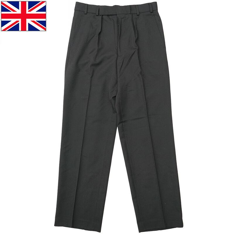 イギリス軍 ROYAL NAVY No.3 ドレスパンツ ブラック デッドストック 