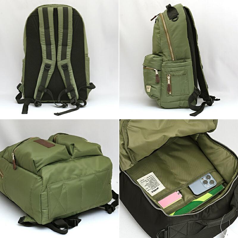 【MA-1と同素材】AVIREX リュック リュックサック バックパック Y_U 7834976010  7986874 デイバッグ メンズ レディース NEW FLIGHT NYLON BACKPACK 正規品 ブランド おしゃれ アビレックス アヴィレックス 送料無料 AVIREX（アヴィレックス） アビレックス #7834976010 ニュー フライト