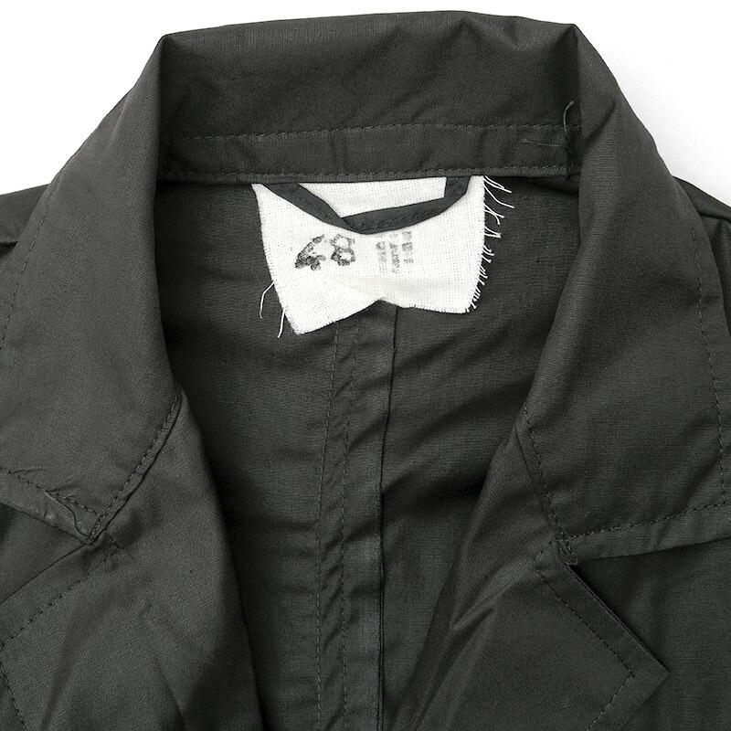 イタリア軍 ワークコート ブラック 薄手 デッドストック JC095NN