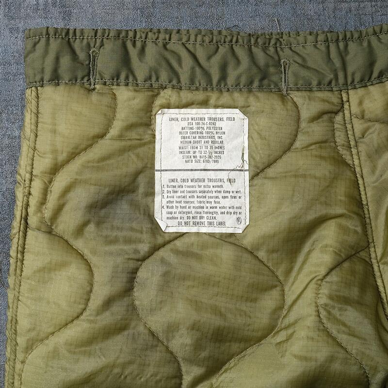 M65 コールドウェアトラウザー Mサイズ オリーブグリーン M65 コールドウェアトラウザー Mサイズ オリーブグリーン