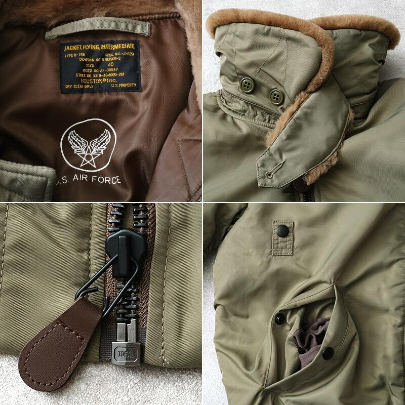 HOUSTON（ヒューストン） #5001C B-15B フライトジャケット B15B