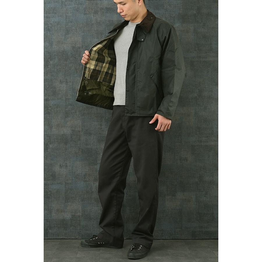 10%OFF！■Barbour バブアー #7934955024 トランスポート ワックス コットン ショート ブルゾン 242MWX1678TRANSPORT WAX メンズ 男性 コート アウター ブルゾの画像