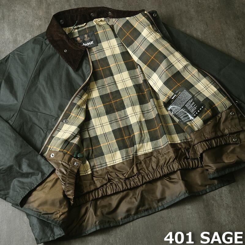 10%OFF！■Barbour バブアー #7934955024 トランスポート ワックス コットン ショート ブルゾン 242MWX1678TRANSPORT WAX メンズ 男性 コート アウター ブルゾの画像