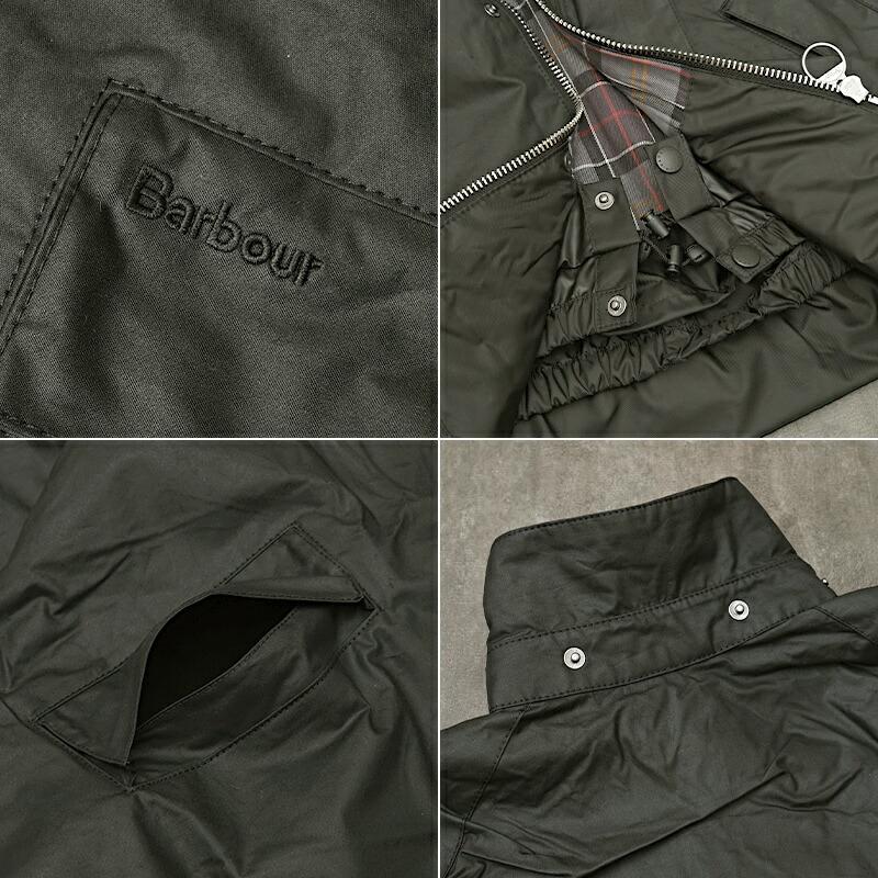 10%OFF！■Barbour バブアー #7934955024 トランスポート ワックス コットン ショート ブルゾン 242MWX1678TRANSPORT WAX メンズ 男性 コート アウター ブルゾの画像