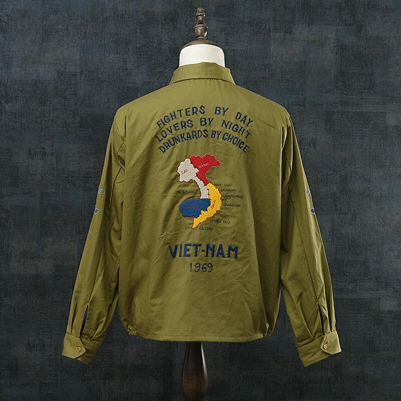 15%OFF！■TAILORTOYO テーラー東洋 #TT15684 Late 1960s Style コットン ベトナムジャケット『VIETNAM MAP』メンズ 男性 アウター ブルゾン ベトジャン スーベの画像