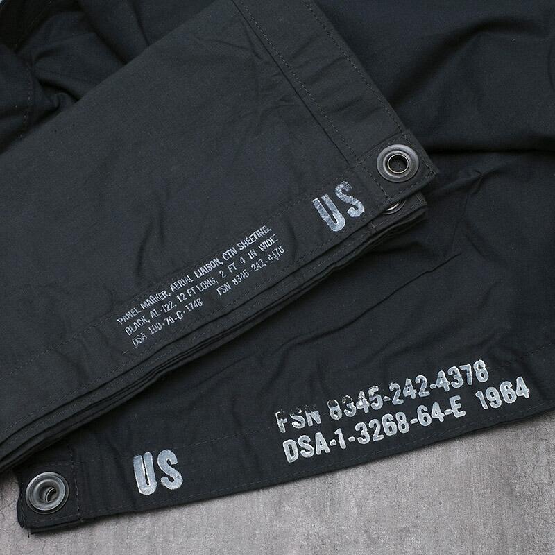 米軍 シグナルパネルマーカー コットンシート 約70×360cm デッド