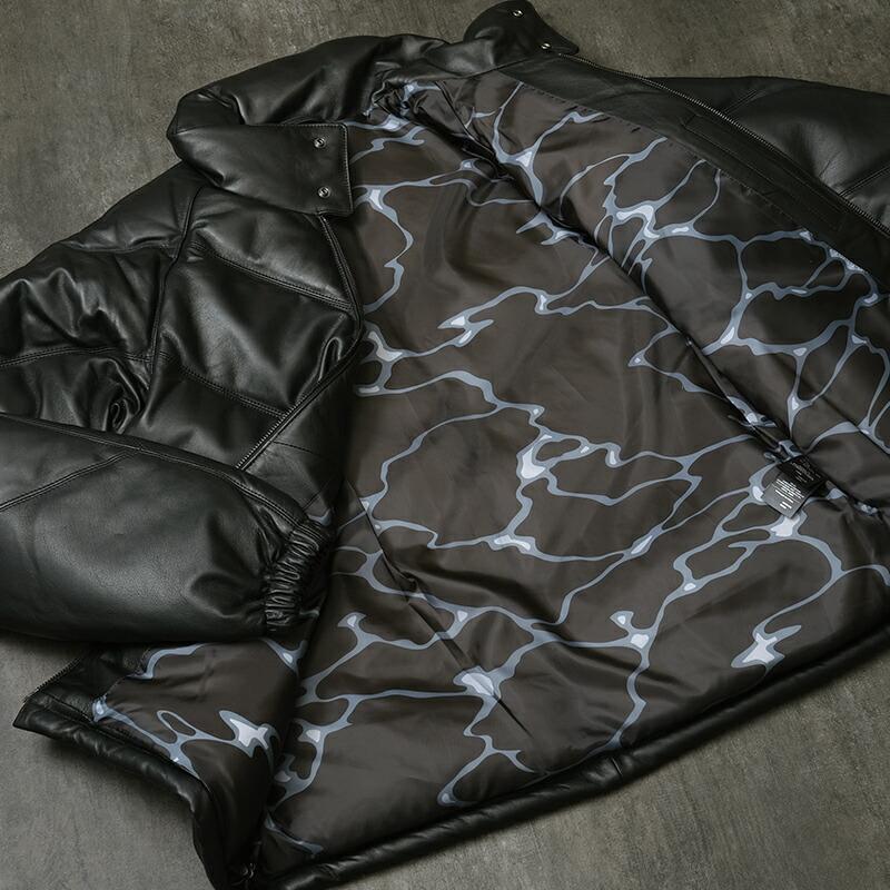 MANASTASH（マナスタッシュ） #7925950005 Vレザーダウンジャケット