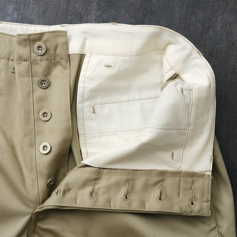 YMCLKY 米軍タイプ 40's チノパンツ メタル釦 PP453YN 40年代 YMCLKY 米軍タイプ 40's チノパンツ メタル釦 PP453YN 40年代
