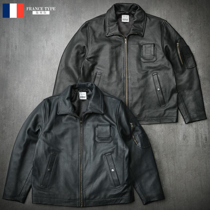 YMCLKY フランス軍タイプ パイロットレザージャケット JJ382YN YMCLKY フランス軍タイプ パイロットレザージャケット JJ382YN