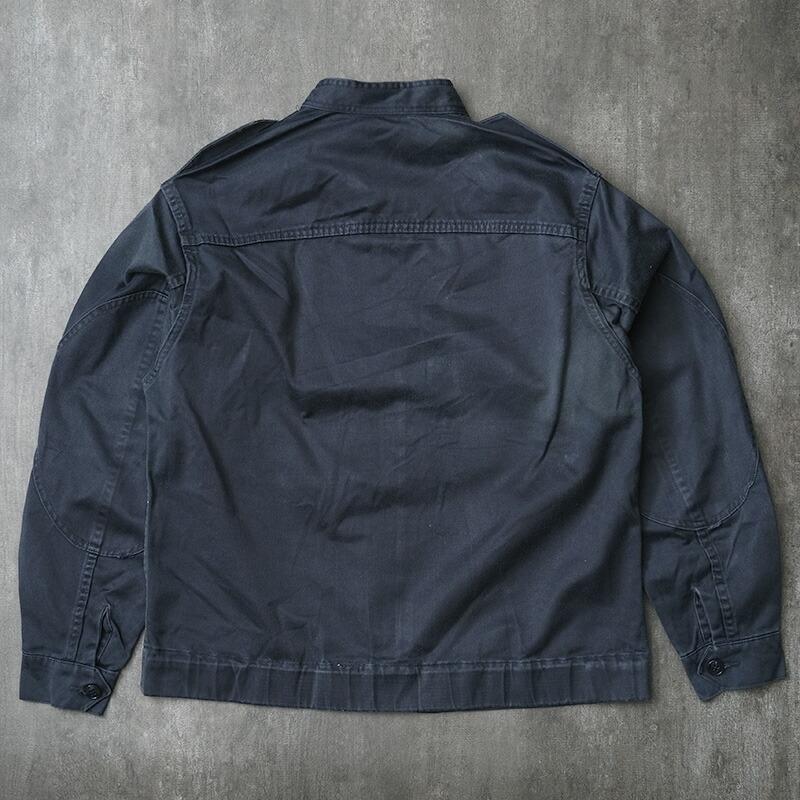 フランス軍 ST CYR ジッパージャケット ネイビー 右ポケット