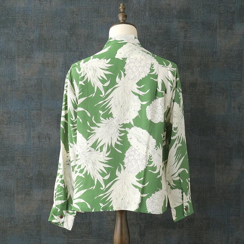 サンサーフ　Local Pineapple Maui　レーヨン　アロハシャツ SUN SURF / HAWAIIAN S/S SHIRT “ISLAND PINEAPPLE”