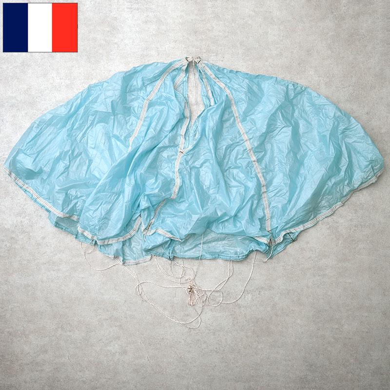 1点ならメール便可 フランス軍 パラシュート生地 ブルー スモール