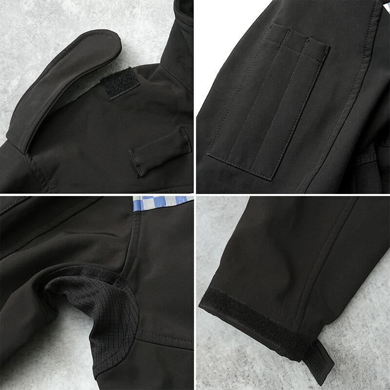 イギリス ポリス ソフトシェルジャケット ブラック USED JJ396UN 英国