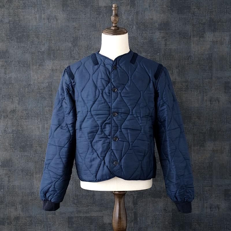 フランス軍 MP キルティング ライナージャケット ネイビー デッド