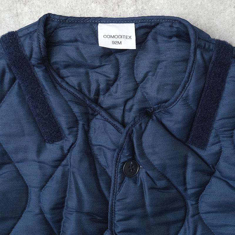 フランス軍 MP キルティング ライナージャケット ネイビー デッド