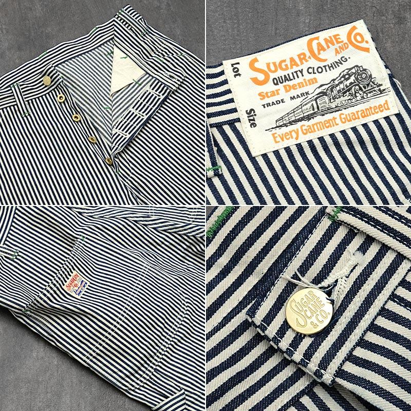 Sugar Cane & Co. ストライプ柄ベスト サイズ40 SUGAR CANE SUGARCANE（シュガーケーン） フィクションロマンス 8