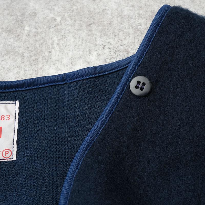 フランス軍 コートライナー ロングベスト ネイビー デッドストック