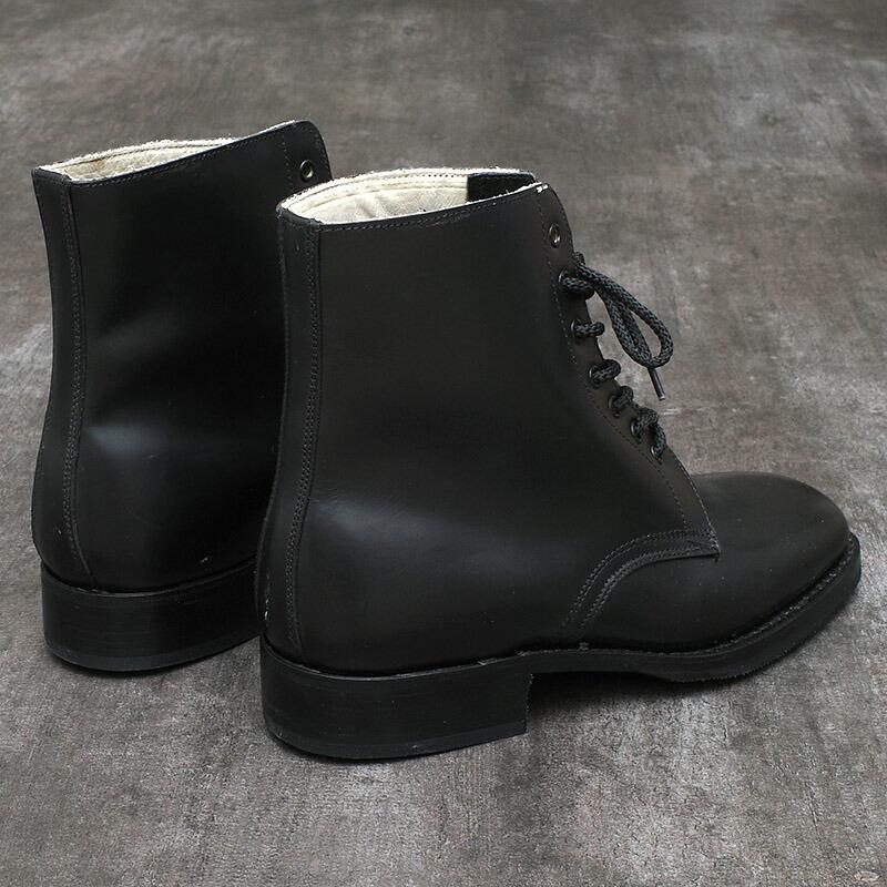 イタリア軍 MM レザー ワークブーツ ブラック デッドストック FB079NN