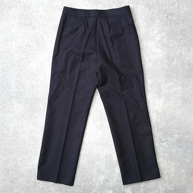 イタリア軍 MM ドレスパンツ ウールツイル ネイビー デッドストック