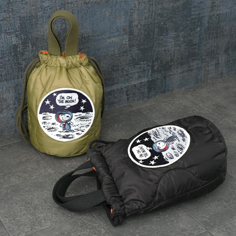 PEANUTSコラボ SNOOPY エフェクトバッグ「アストロノーツ」 HOUSTON