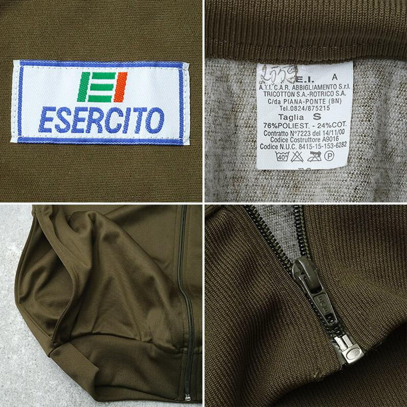 イタリア軍 EI トレーニング ジムスーツ オリーブ 上下セット デッド