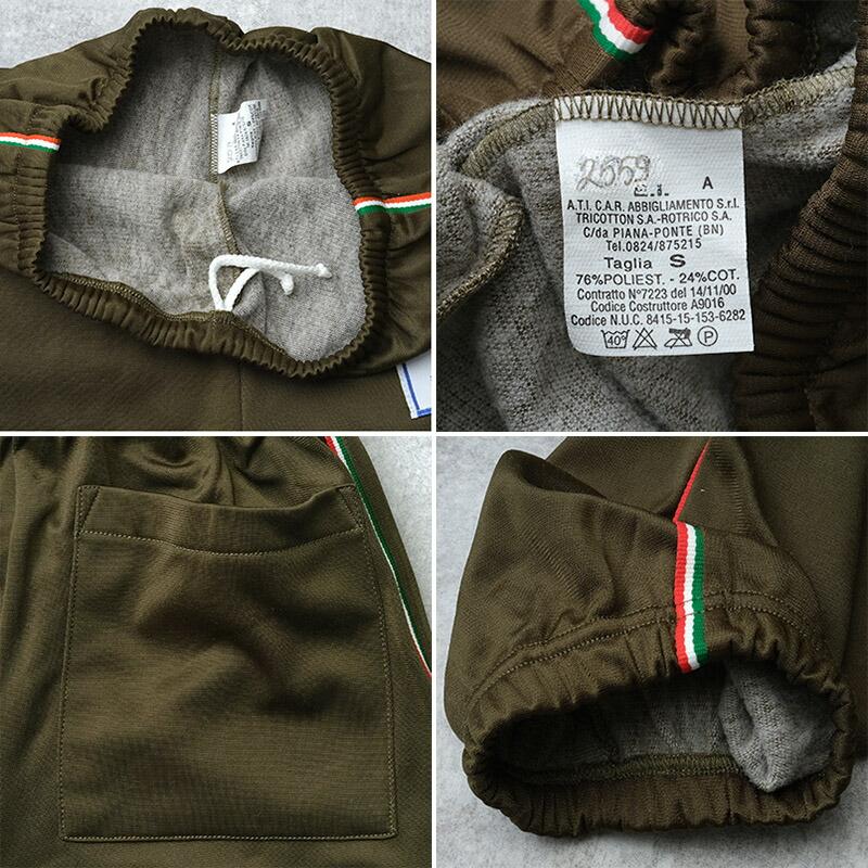 イタリア軍 EI トレーニング ジムスーツ オリーブ 上下セット デッド