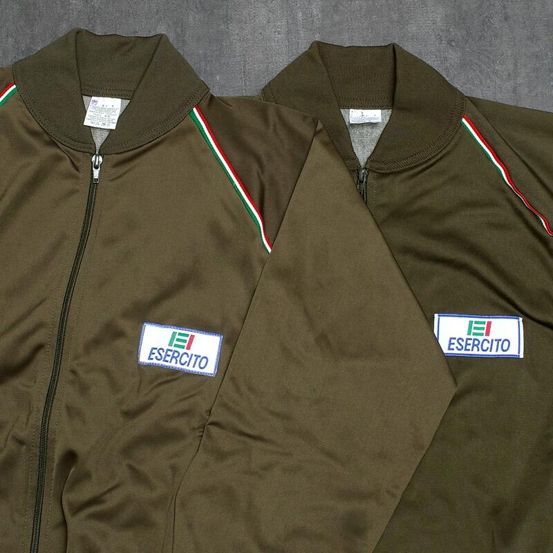 イタリア軍 EI トレーニング ジムスーツ オリーブ 上下セット デッド