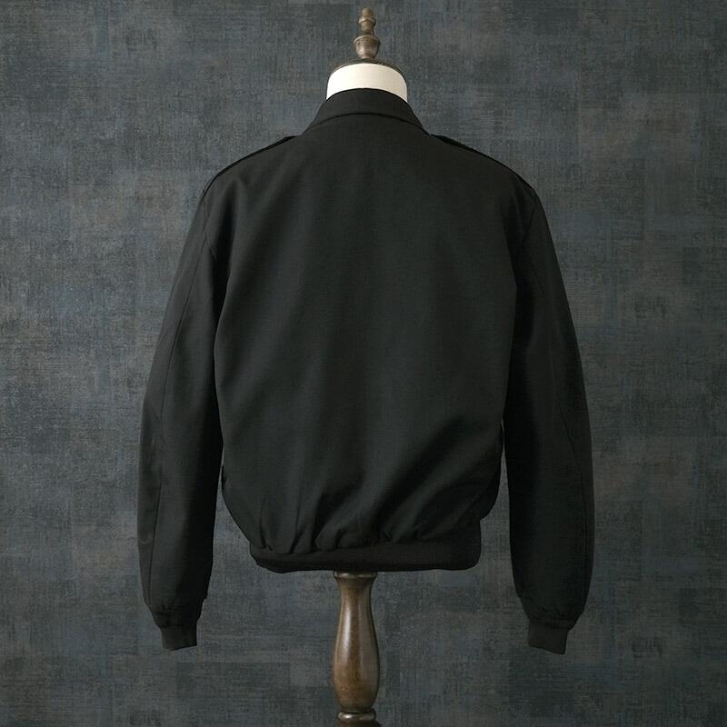 米軍 ARMY アカデミージャケット ポリウール ブラック ライナー付き